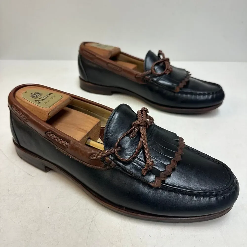 VGUC Rancourt & Co. x FootJoy Tassel Loafer Kiltie Black Made in USA 10.5 E